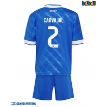 Camisa de Futebol Real Madrid Daniel Carvajal #2 Equipamento Alternativo Infantil 2025-26 Manga Curta (+ Calças curtas)